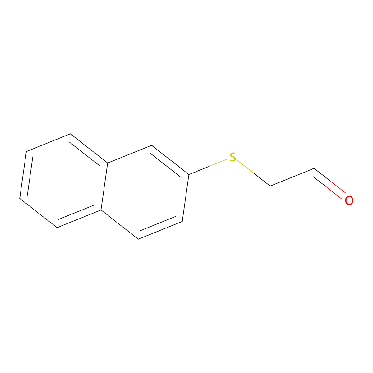 2-(Naphthalen-2-ylsulfanyl)acetaldehyde molecular structure, CAS 112770-14-6