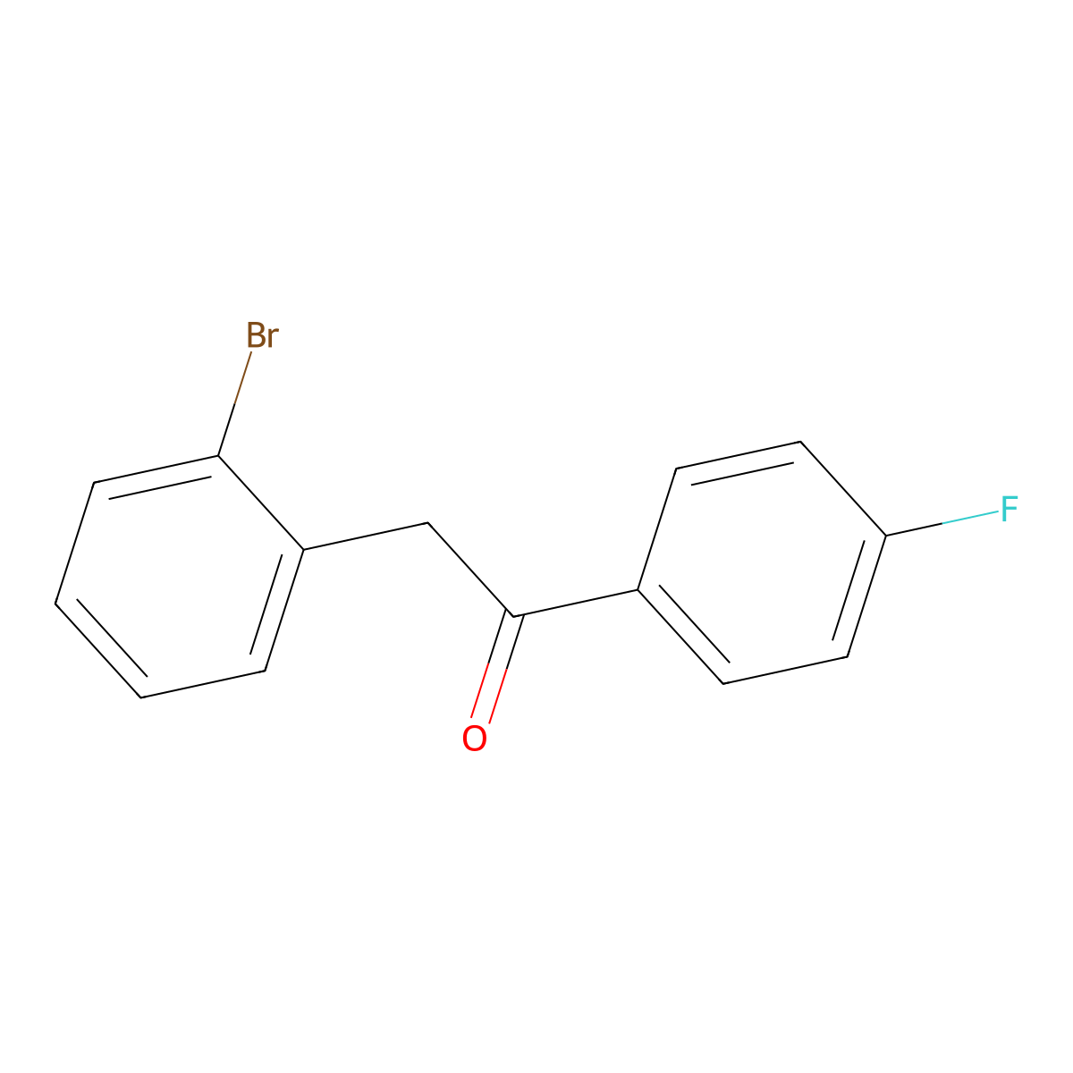 2-(2-Bromophenyl)-1-(4-fluorophenyl)ethan-1-one molecular structure, CAS 1127955-69-4