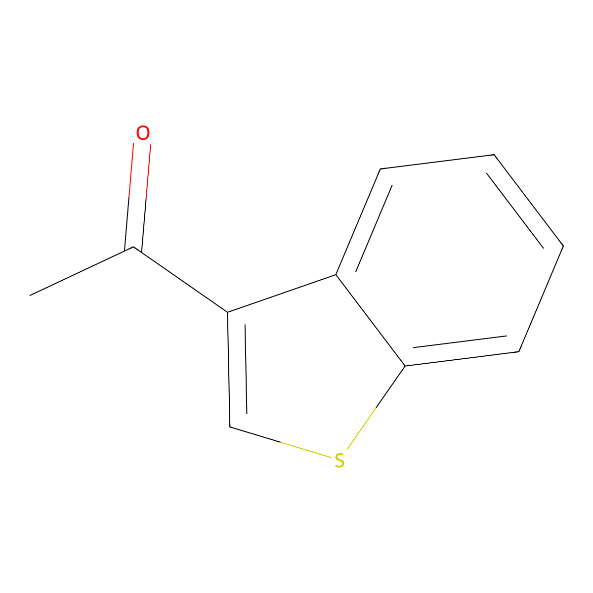 3-Acetylbenzothiophene molecular structure, CAS 1128-05-8