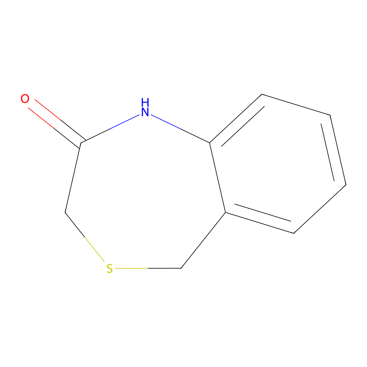 4,1-Benzothiazepin-2(3H)-one, 1,5-dihydro- molecular structure, CAS 1128-46-7