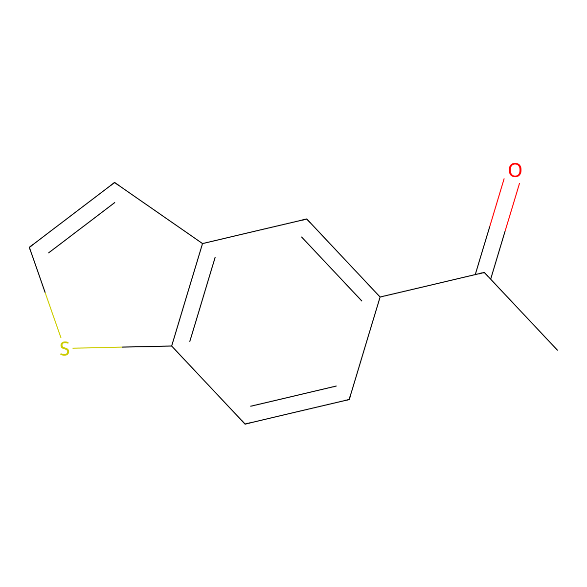 1-(1-Benzothiophen-5-yl)ethan-1-one molecular structure, CAS 1128-88-7