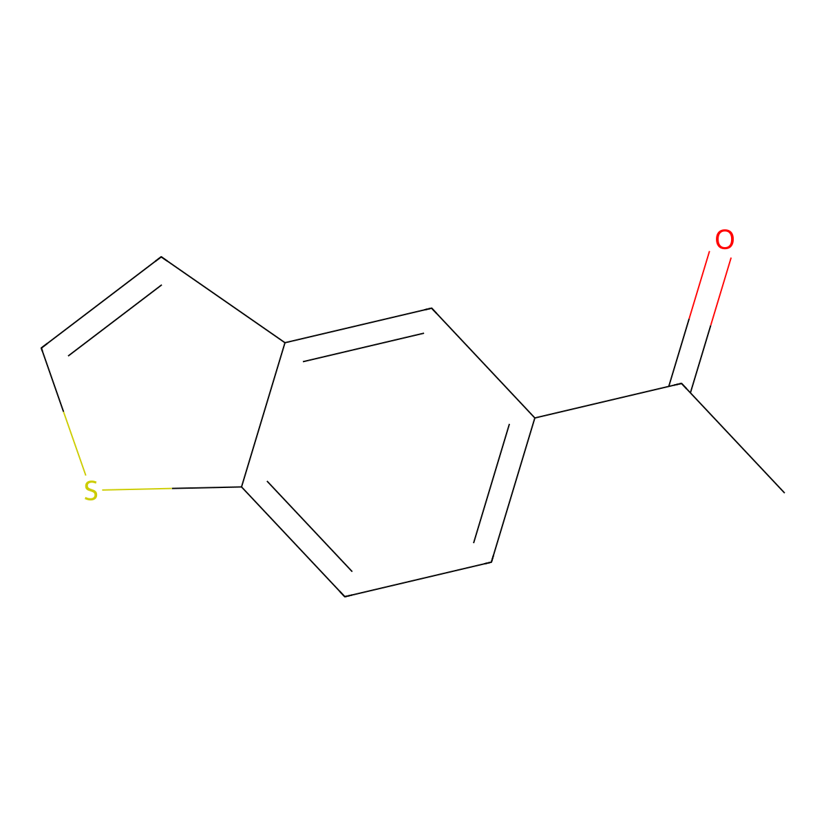 1-(1-Benzothiophen-5-yl)ethan-1-one molecular structure, CAS 1128-88-7