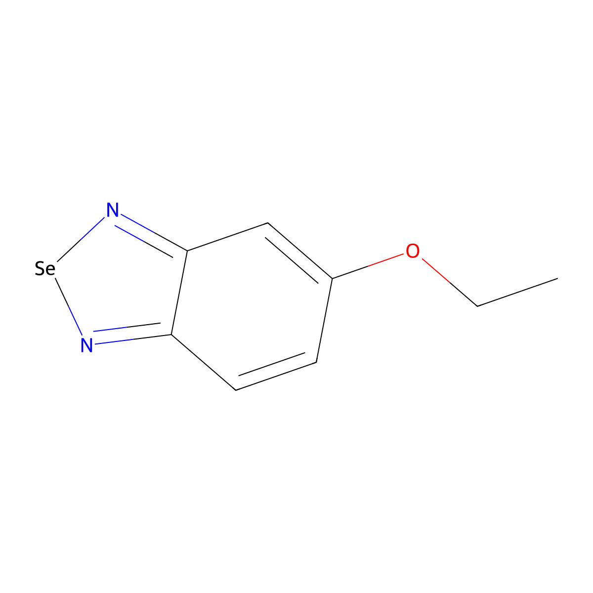 2,1,3-Benzoselenadiazole, 5-ethoxy- molecular structure, CAS 1128-93-4