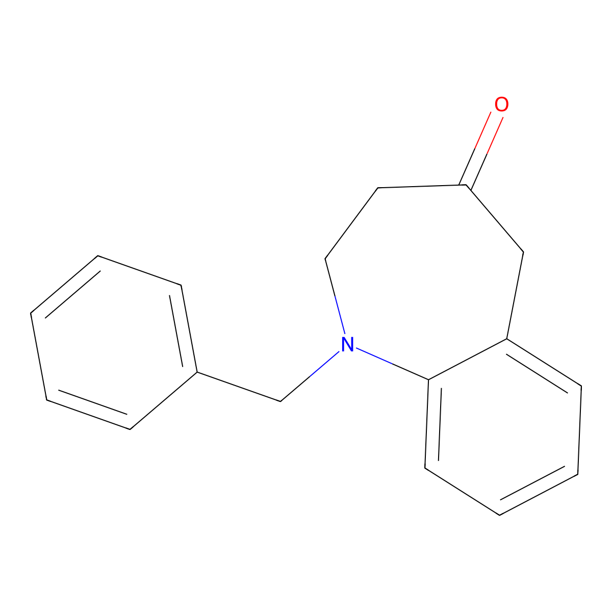 1-benzyl-2,3,4,5-tetrahydro-1H-1-benzazepin-4-one molecular structure, CAS 1128054-70-5