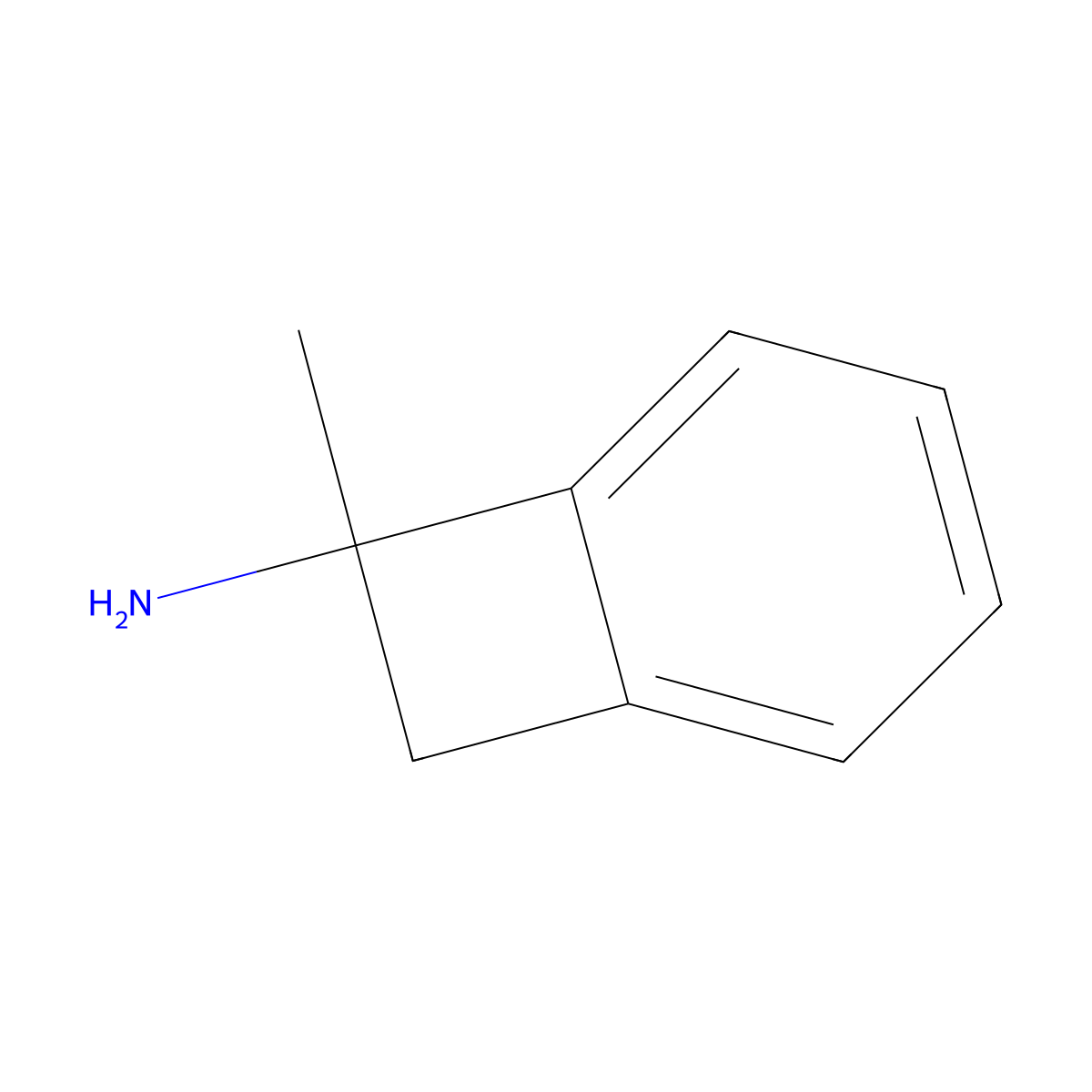 7-Methylbicyclo[4.2.0]octa-1,3,5-trien-7-amine molecular structure, CAS 1128111-84-1