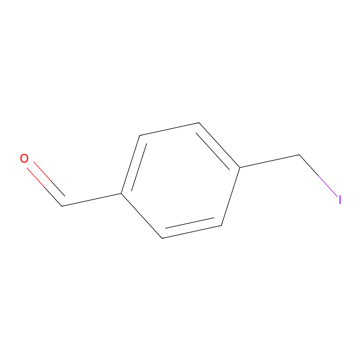 4-(Iodomethyl)benzaldehyde molecular structure, CAS 112812-08-5