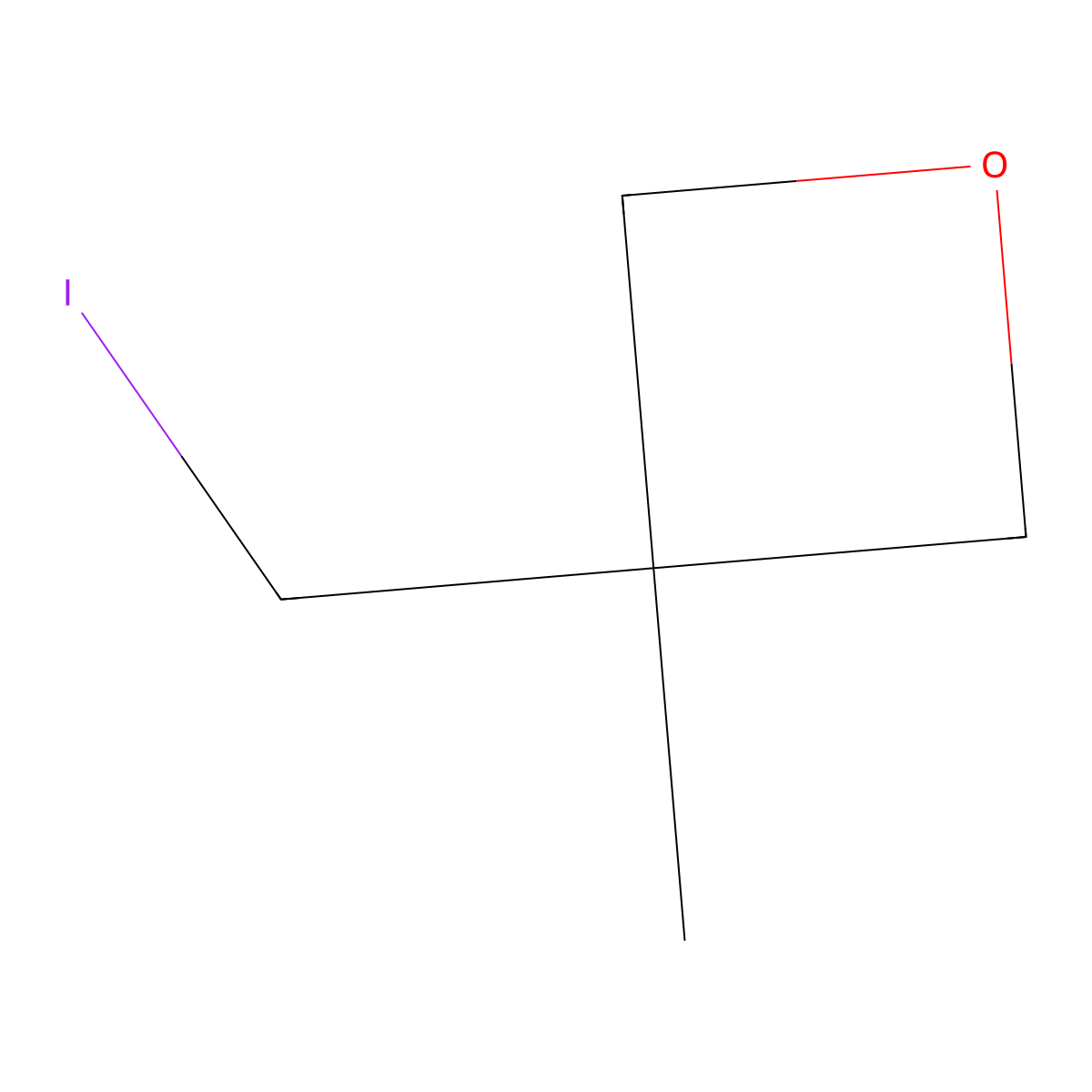 3-(Iodomethyl)-3-methyloxetane molecular structure, CAS 112823-30-0