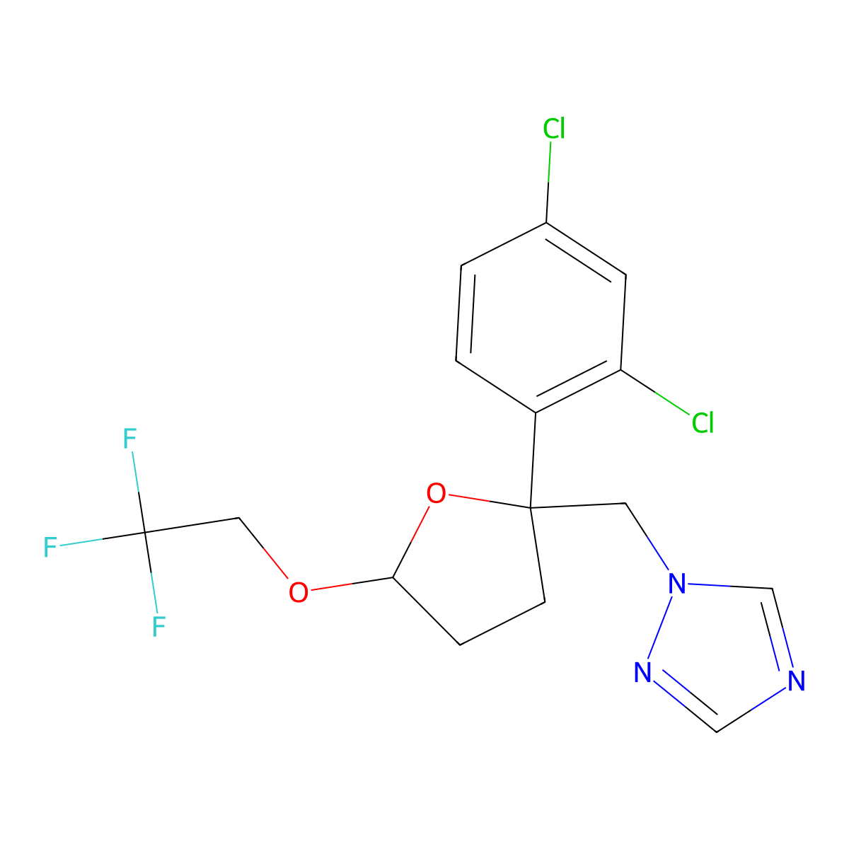 Furconazole molecular structure, CAS 112839-33-5