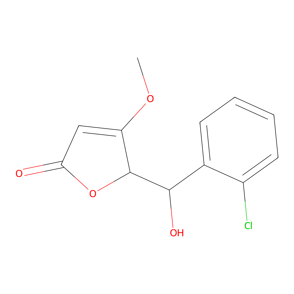 Losigamone molecular structure, CAS 112856-44-7