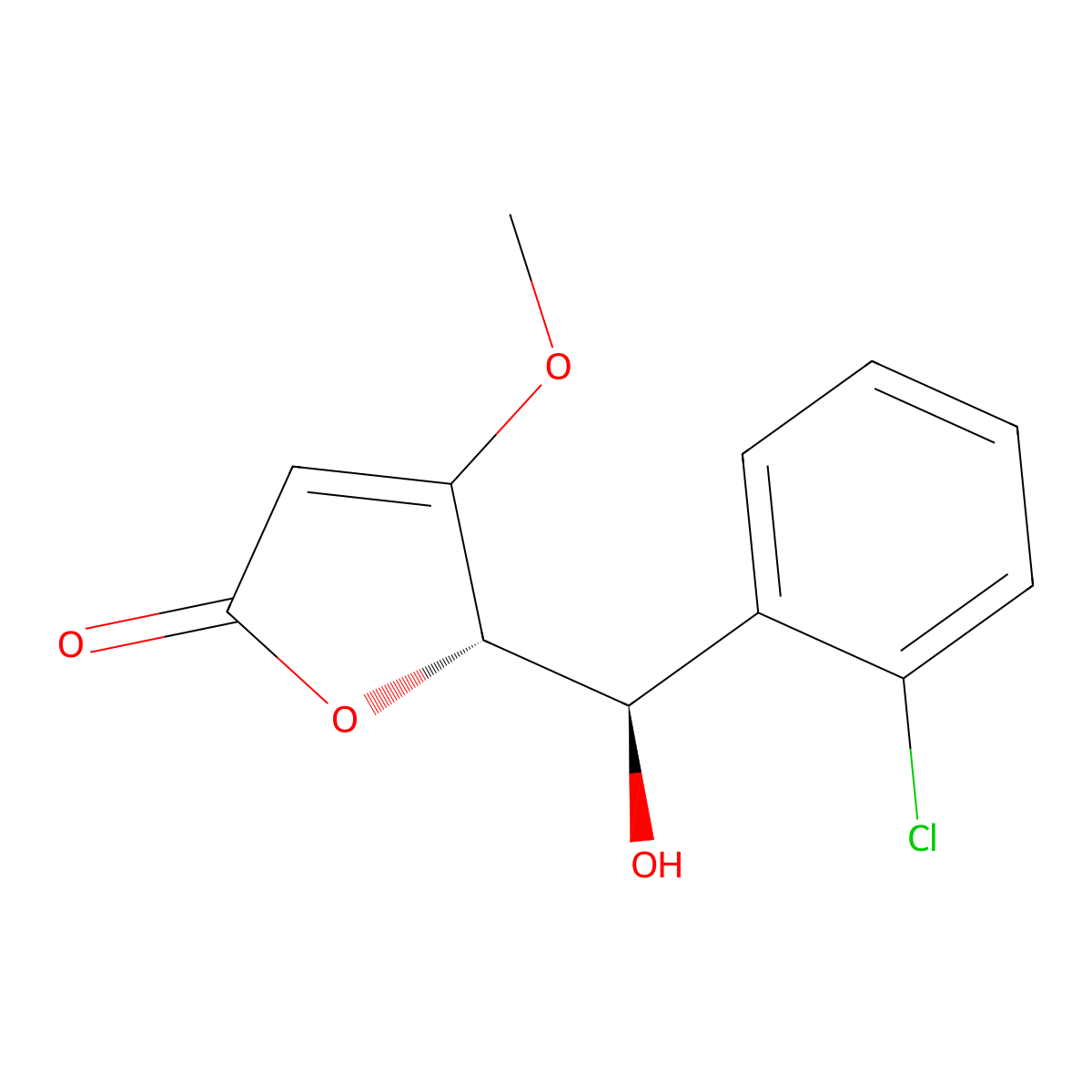 Losigamone molecular structure, CAS 112856-44-7