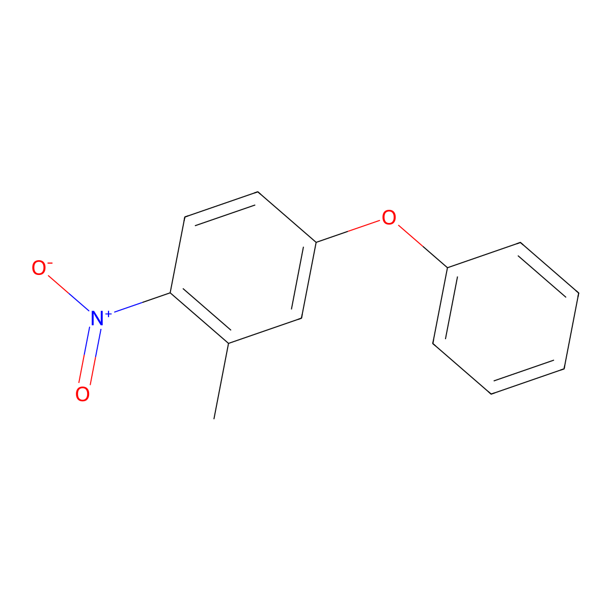 2-Nitro-5-phenoxytoluene molecular structure, CAS 112880-83-8