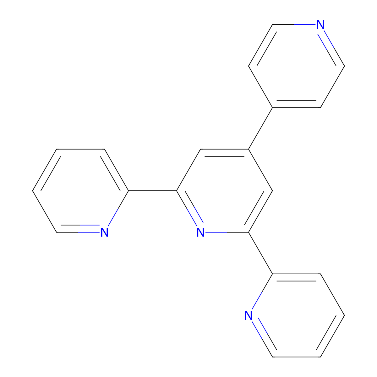 4'-(4-Pyridyl)-2,2':6',2''-terpyridine molecular structure, CAS 112881-51-3