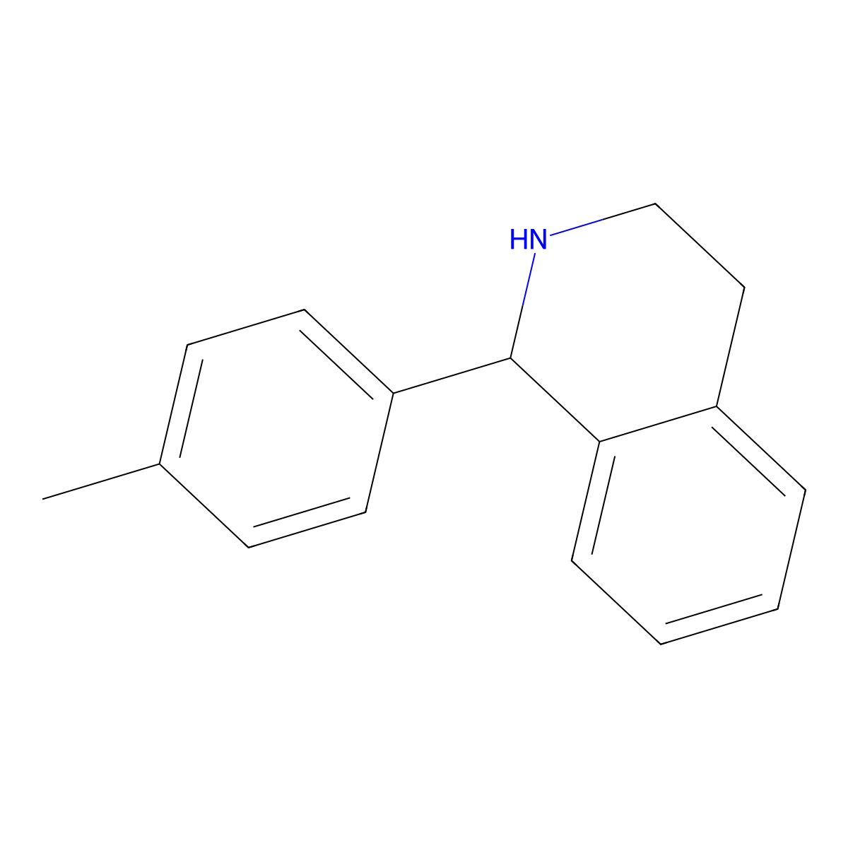 1-(4-Methylphenyl)-1,2,3,4-tetrahydroisoquinoline molecular structure, CAS 112891-31-3