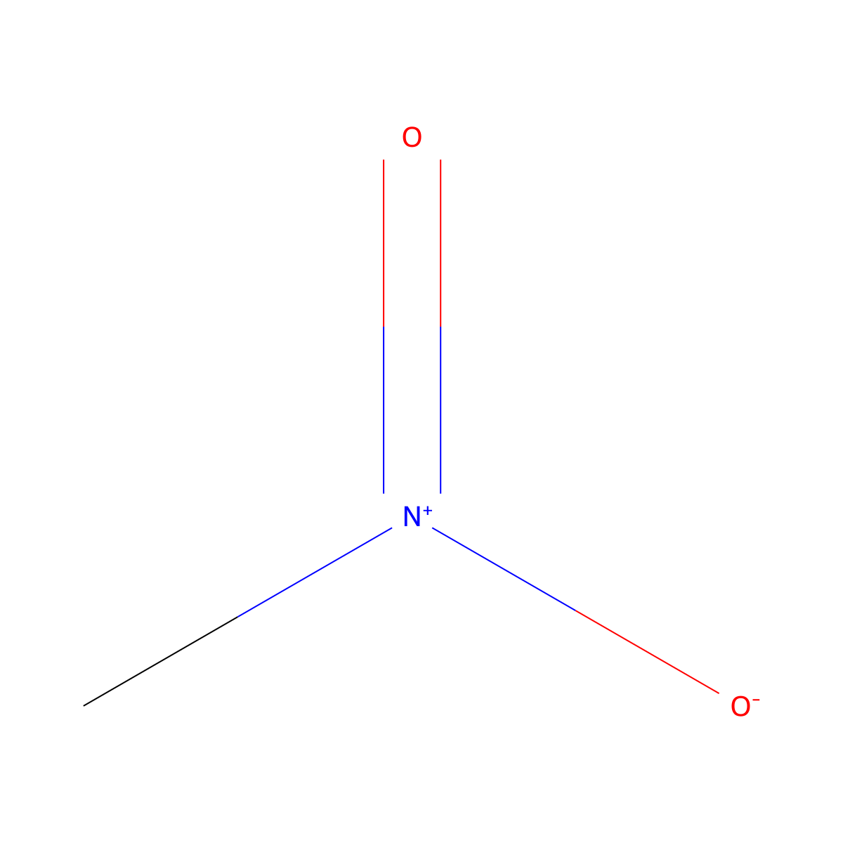 Nitromethane molecular structure, CAS 112898-45-0