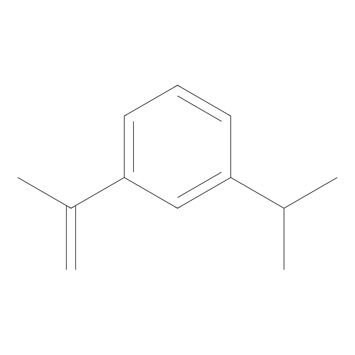 1-(1-Methylethenyl)-3-(1-methylethyl)benzene molecular structure, CAS 1129-29-9