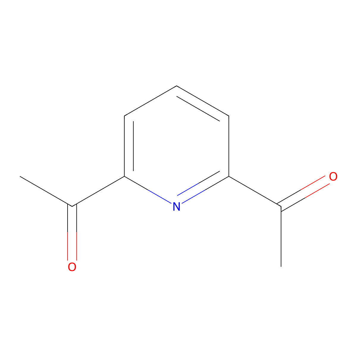 2,6-Diacetylpyridine molecular structure, CAS 1129-30-2