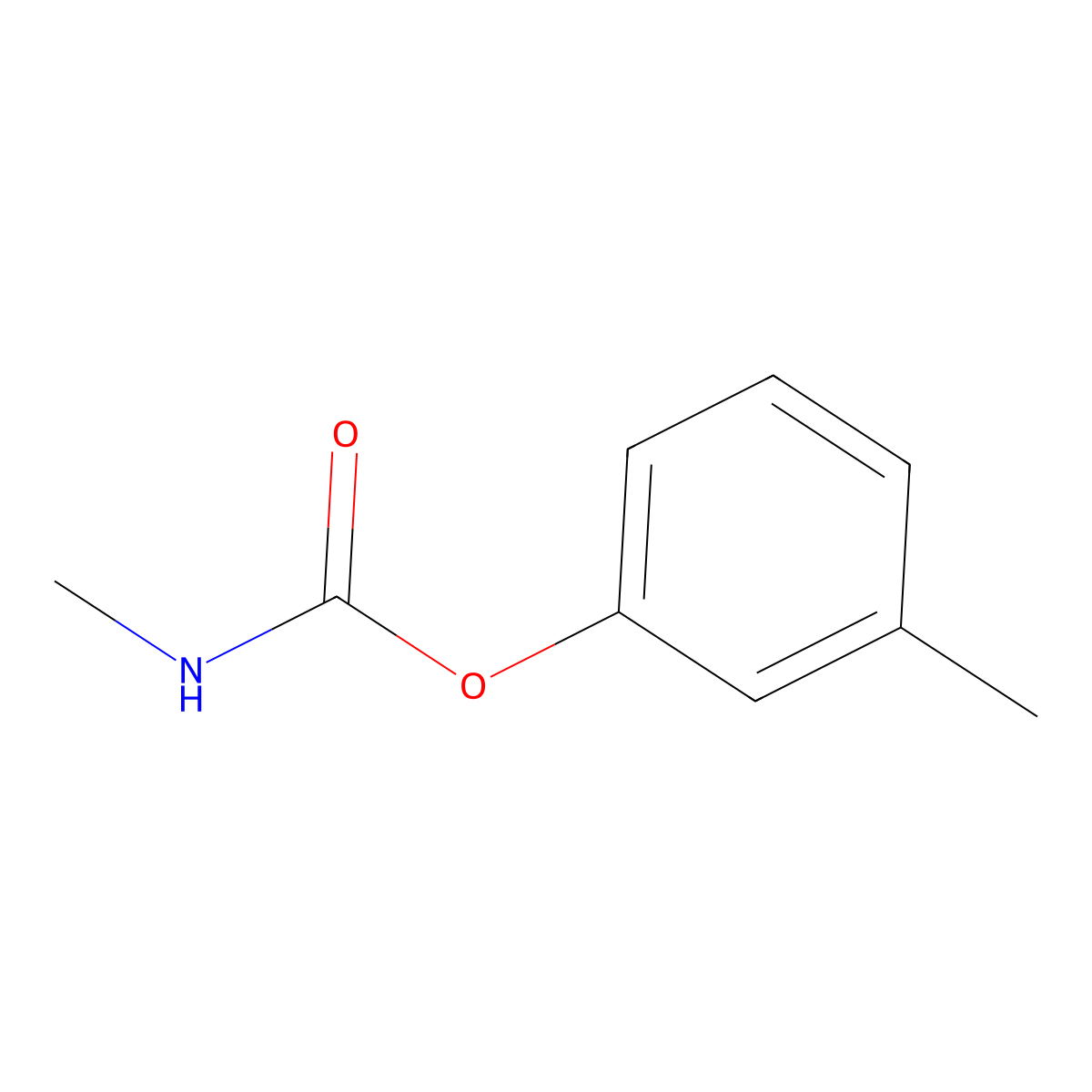 Metolcarb molecular structure, CAS 1129-41-5
