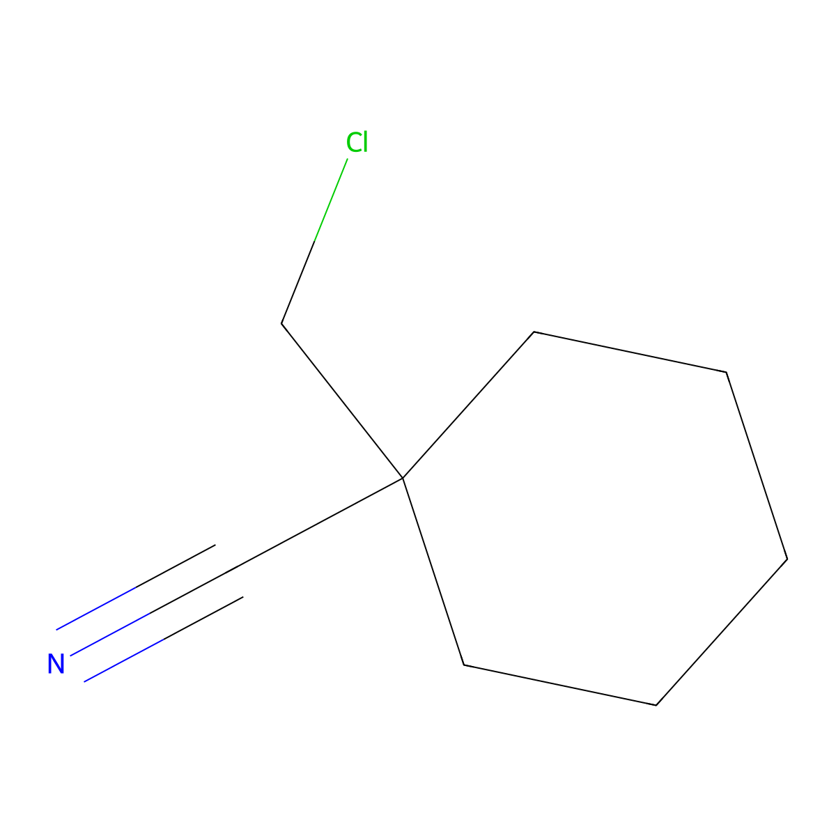 1-(Chloromethyl)Cyclohexanecarbonitrile molecular structure, CAS 112905-95-0