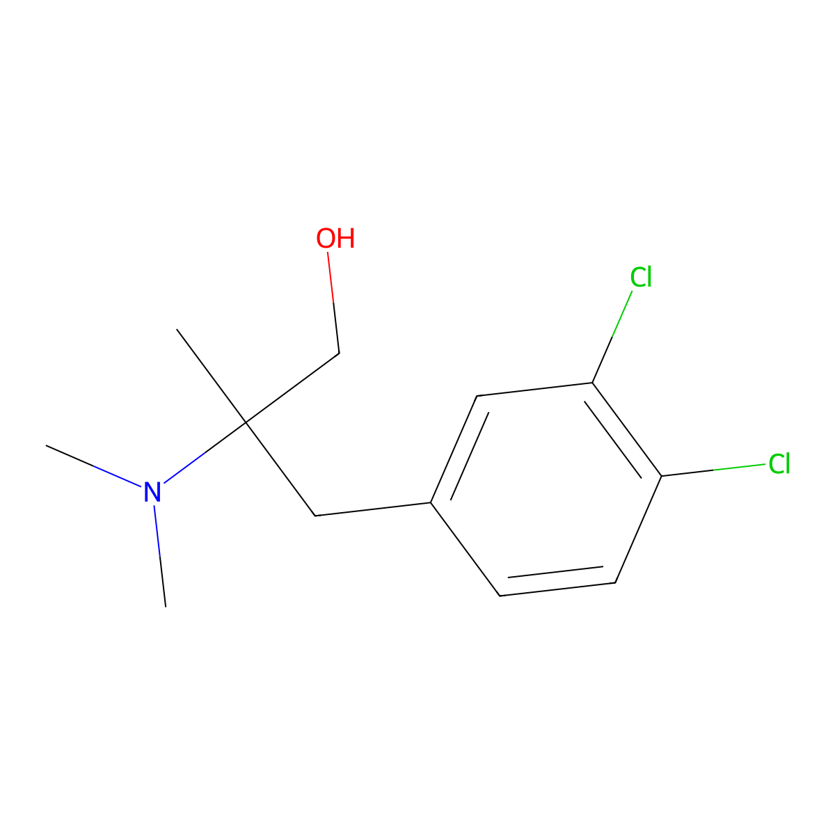 Cericlamine molecular structure, CAS 112922-55-1