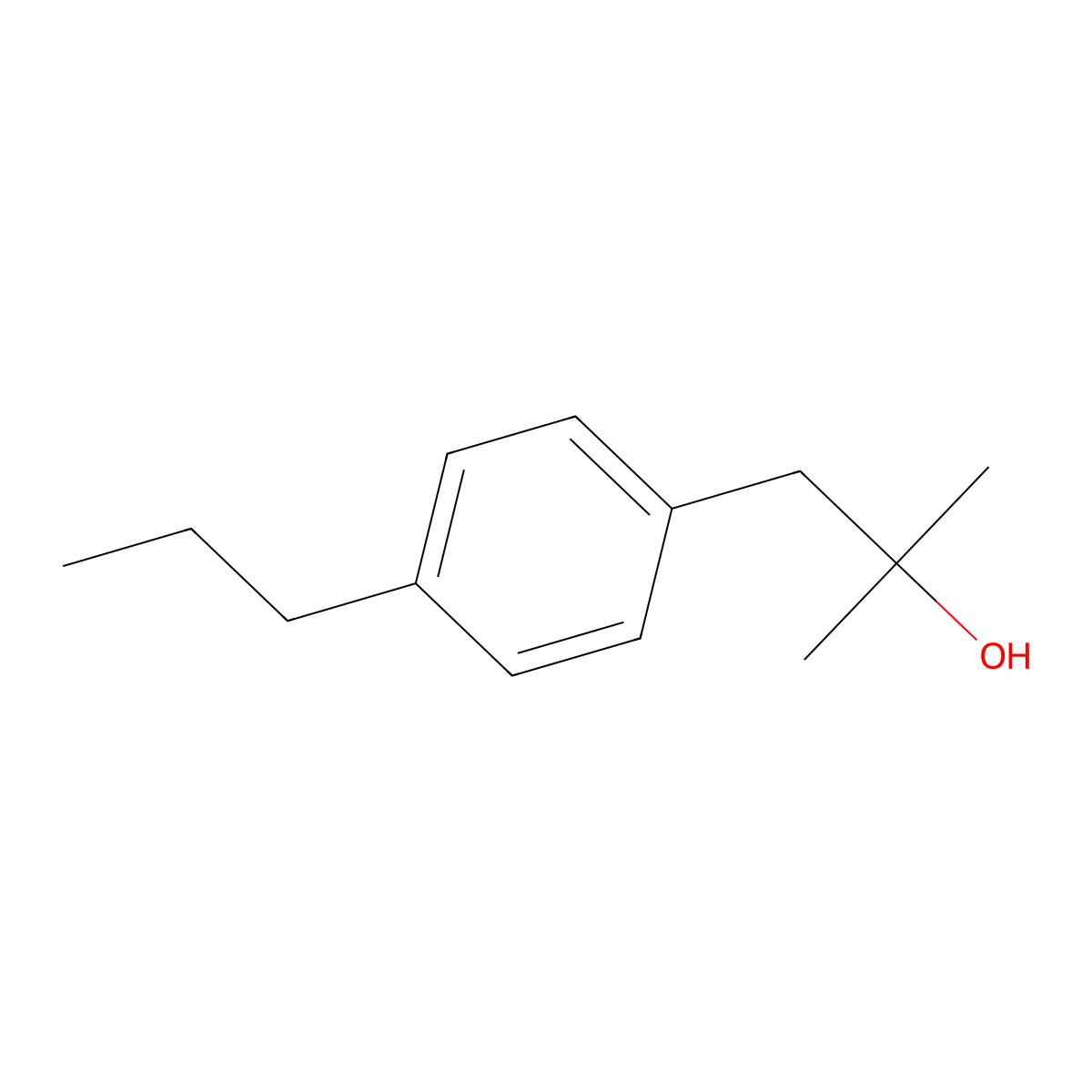 1-(4-n-Propylphenyl)-2-methyl-2-propanol molecular structure, CAS 1129248-80-1
