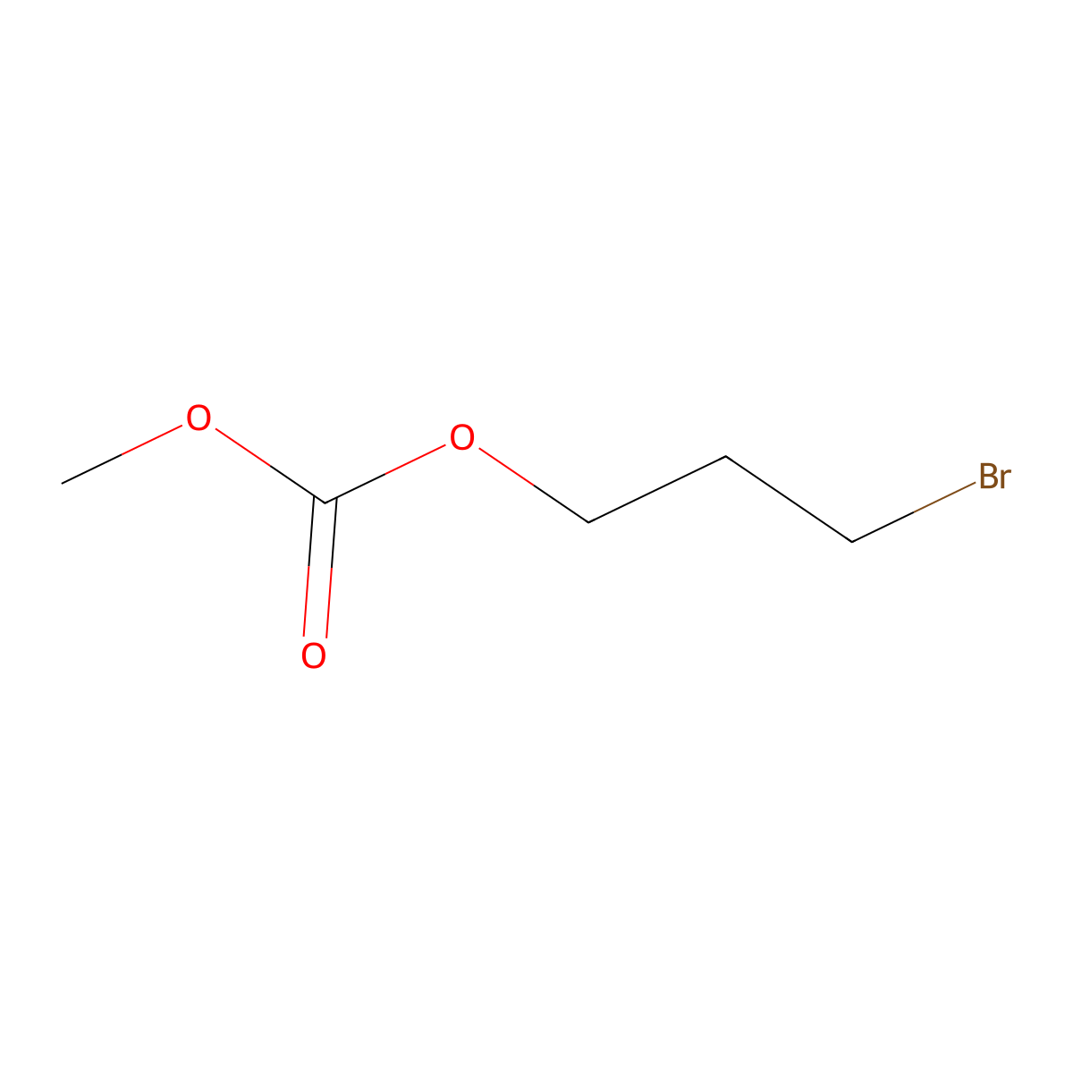 3-Bromopropyl methyl carbonate molecular structure, CAS 112931-78-9