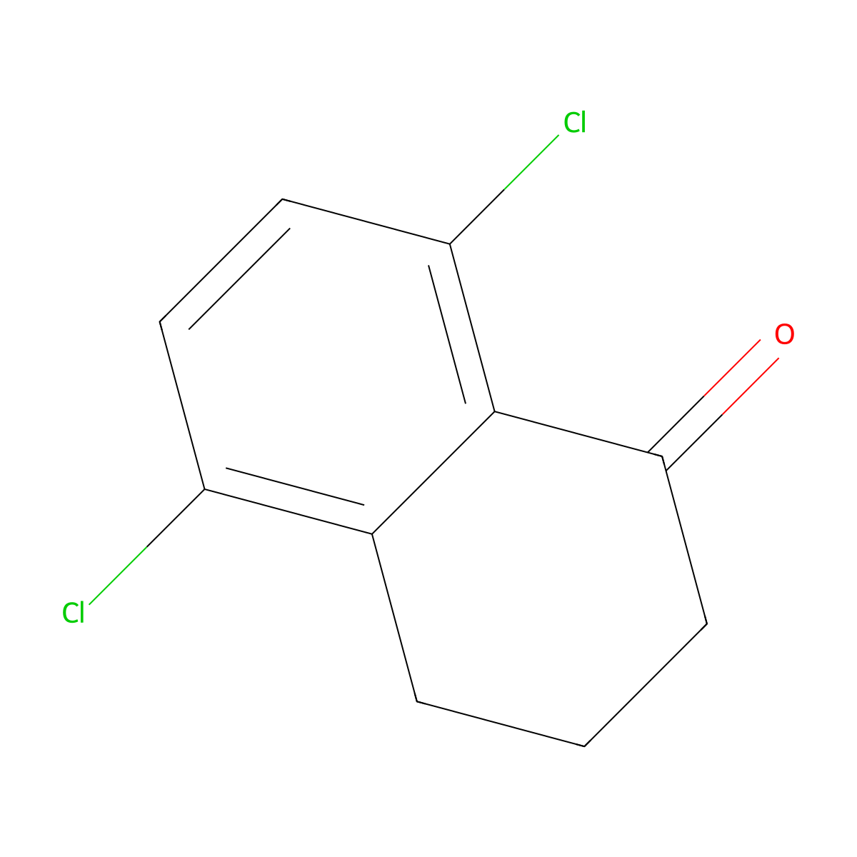 5,8-dichloro-3,4-dihydro-2H-naphthalen-1-one molecular structure, CAS 112933-45-6