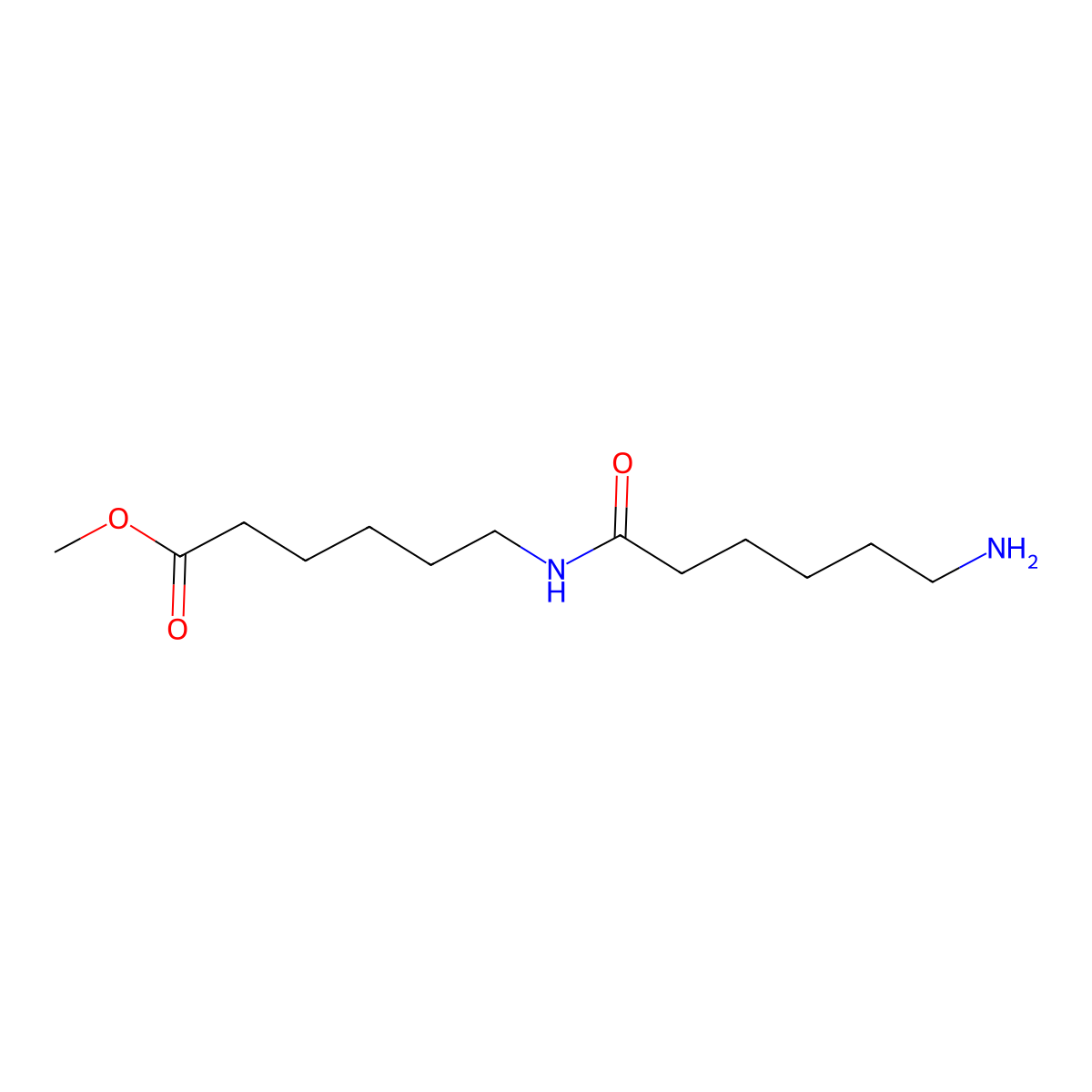 Methyl 6-(6-aminohexanamido)hexanoate molecular structure, CAS 112935-10-1