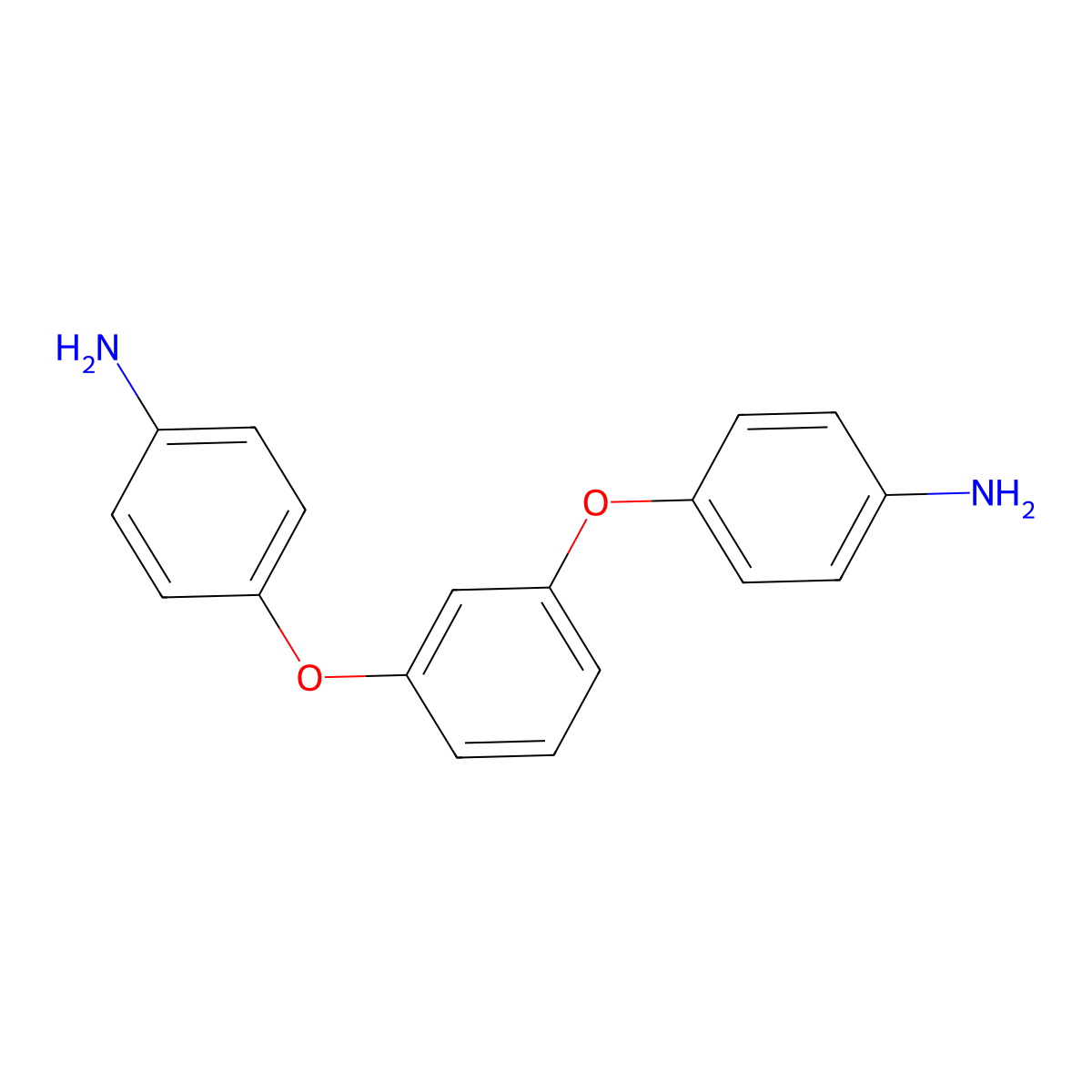 Benzenamine, 4,4'-[1,3-phenylenebis(oxy)]bis- molecular structure, CAS 112942-83-3