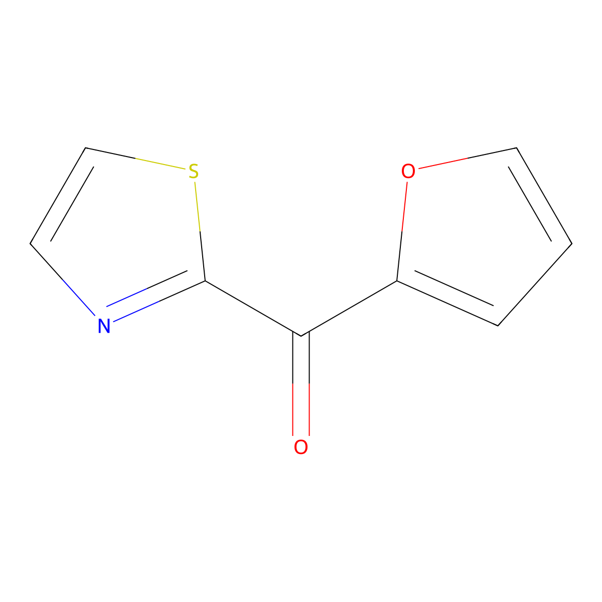 2-Furyl-2-thiazolyl ketone molecular structure, CAS 112969-91-2