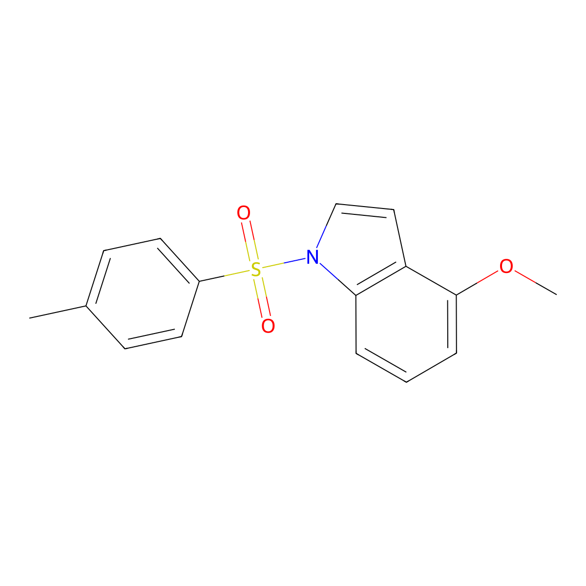 4-Methoxy-1-(P-tolylsulfonyl)indole molecular structure, CAS 112970-67-9