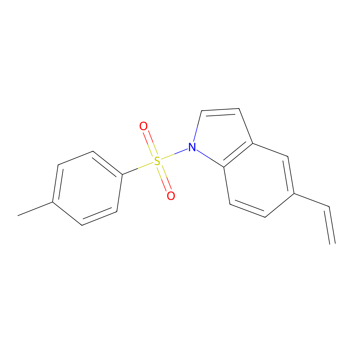 1-Tosyl-5-vinyl-1H-indole molecular structure, CAS 112970-69-1
