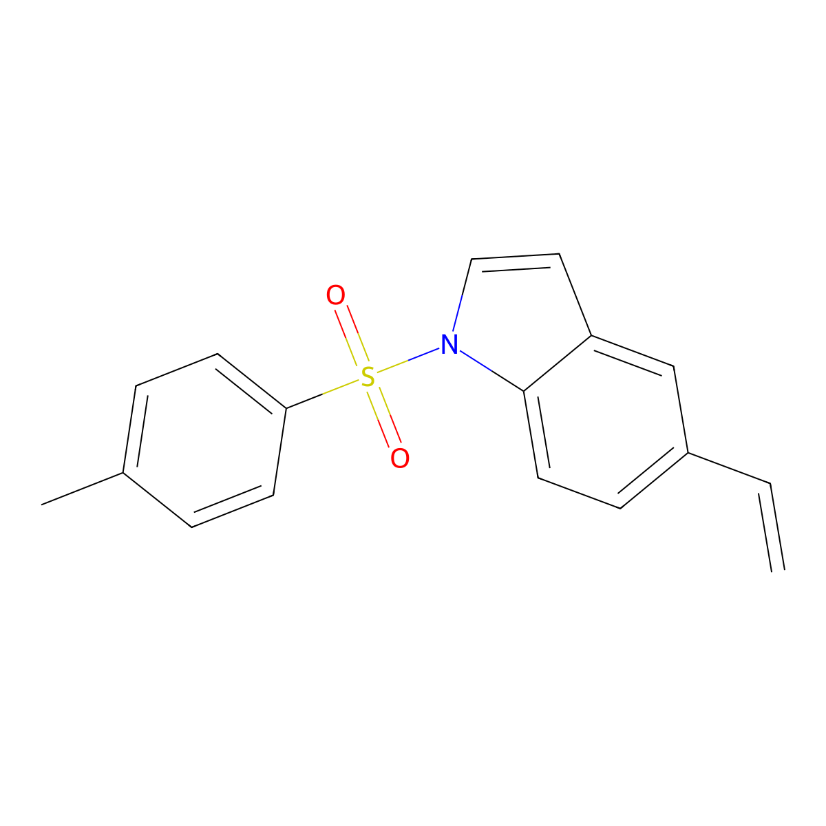 1-Tosyl-5-vinyl-1H-indole molecular structure, CAS 112970-69-1