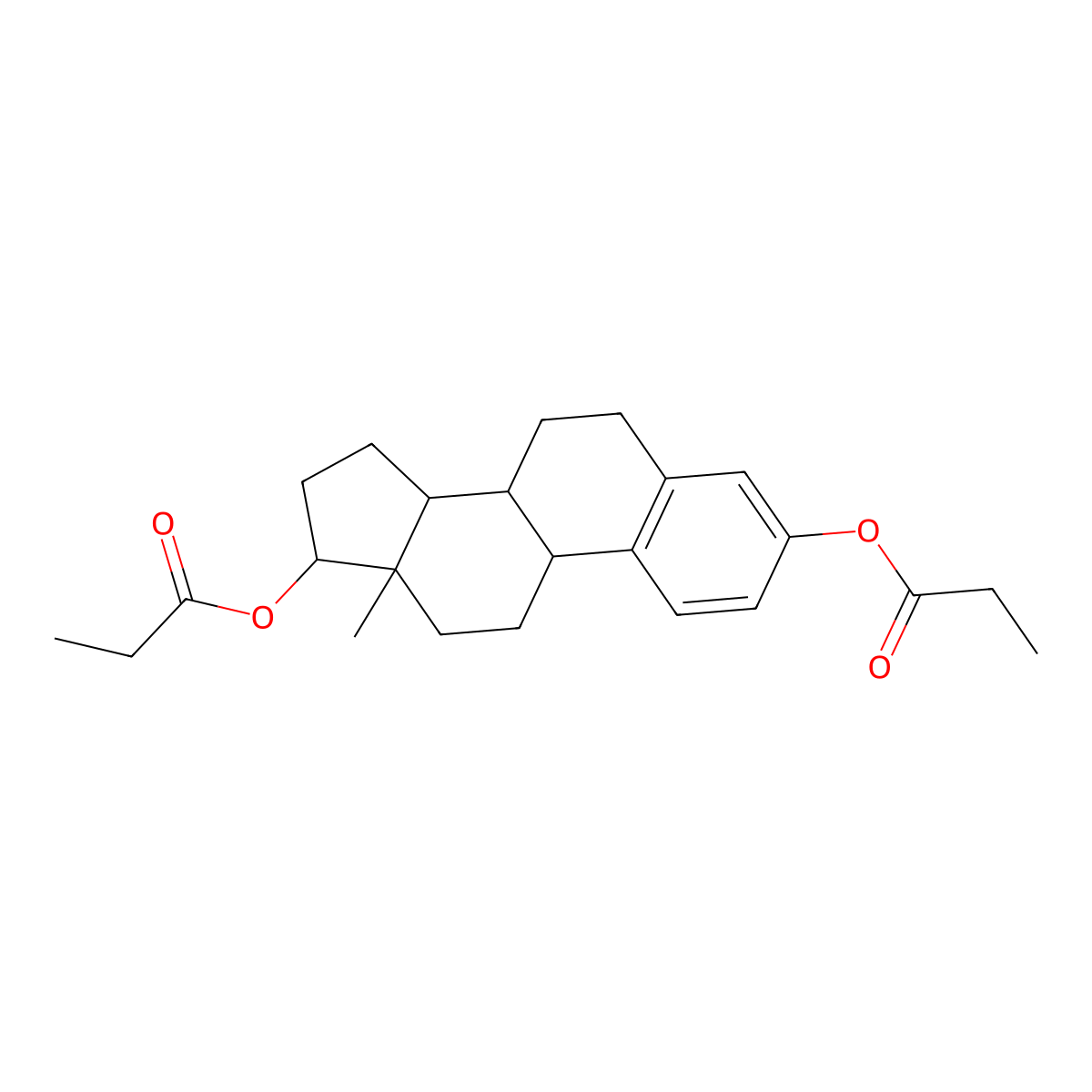 Estradiol Dipropionate molecular structure, CAS 113-38-2