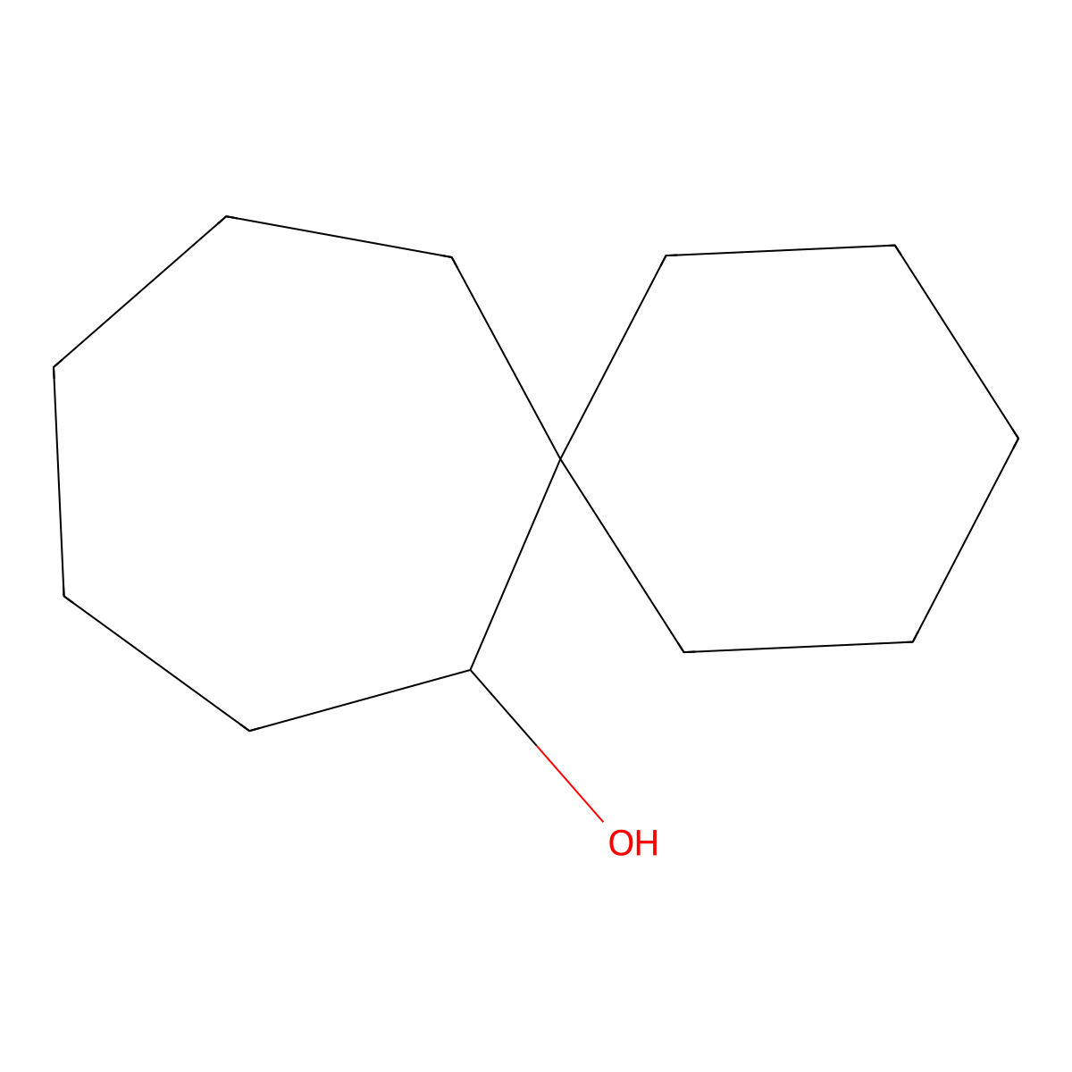 Spiro[5.6]dodecan-7-ol molecular structure, CAS 1130-20-7