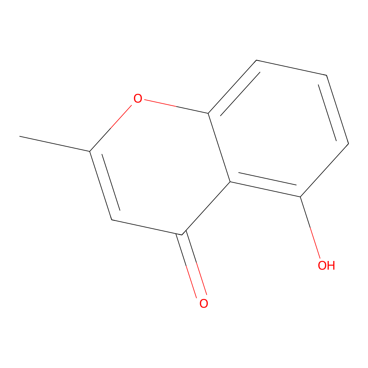 5-hydroxy-2-methyl-4H-chromen-4-one molecular structure, CAS 1130-62-7
