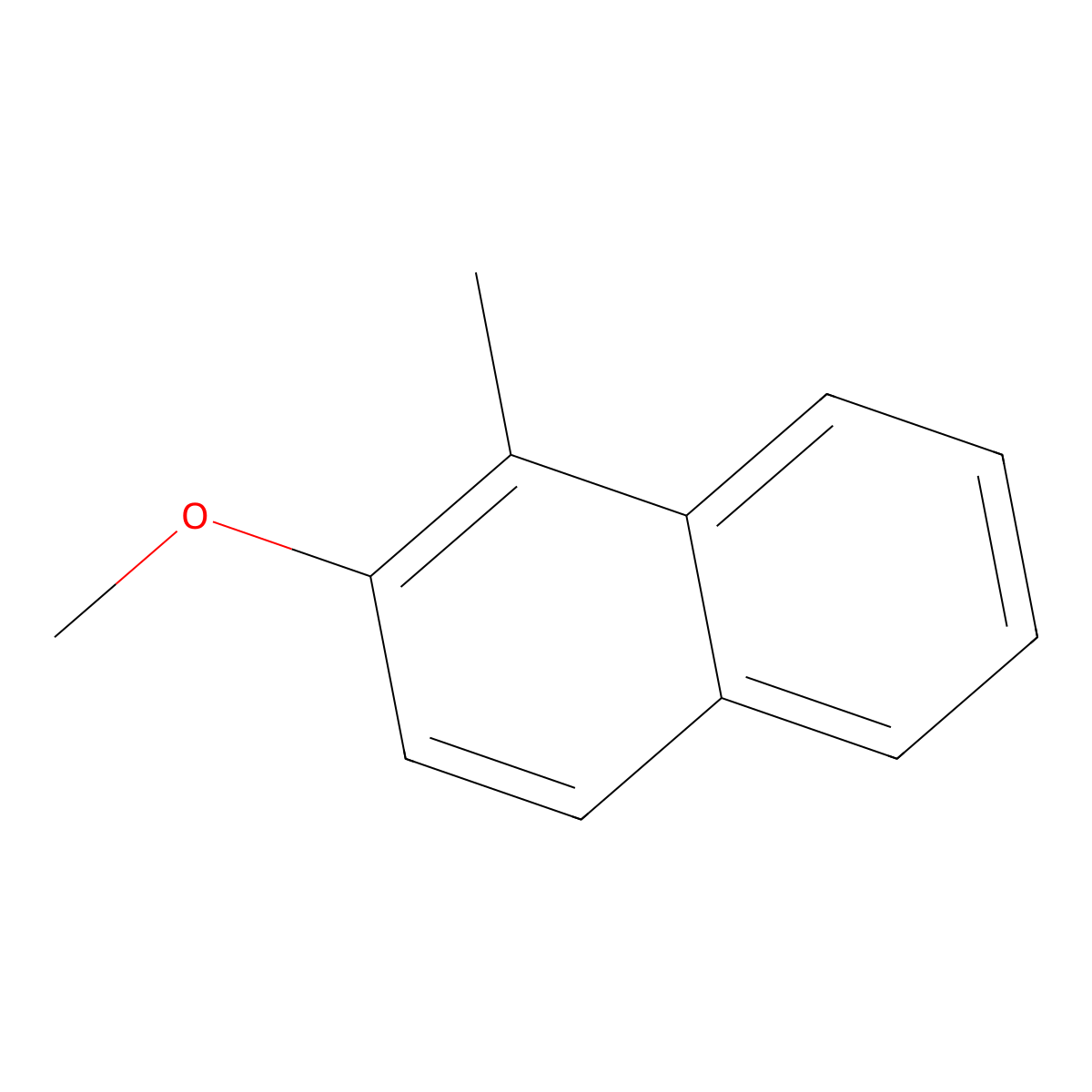 2-Methoxy-1-methylnaphthalene molecular structure, CAS 1130-80-9
