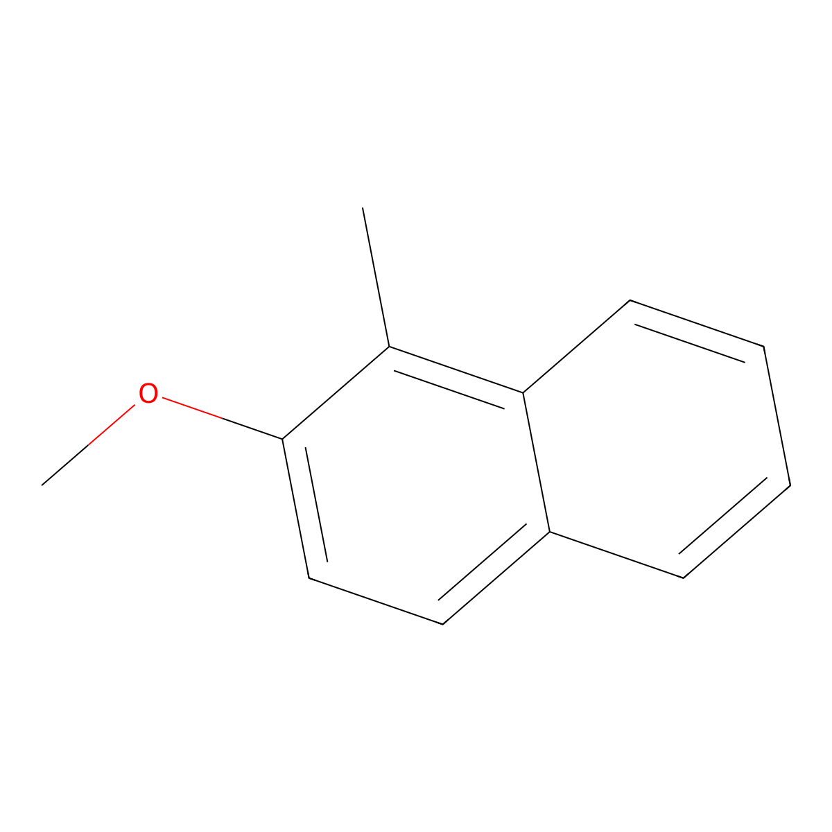 2-Methoxy-1-methylnaphthalene molecular structure, CAS 1130-80-9