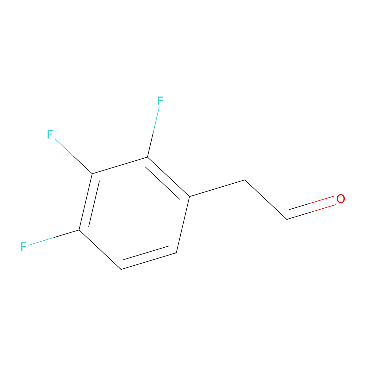 2-(2,3,4-Trifluorophenyl)acetaldehyde molecular structure, CAS 1130309-58-8