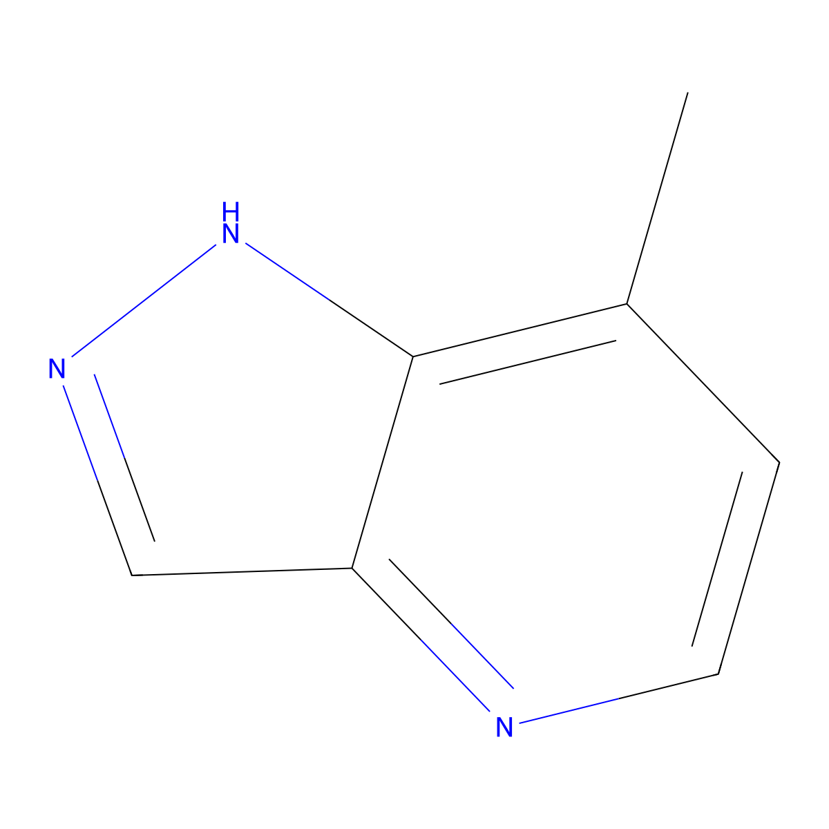 7-Methyl-1H-pyrazolo[4,3-b]pyridine molecular structure, CAS 1130309-70-4