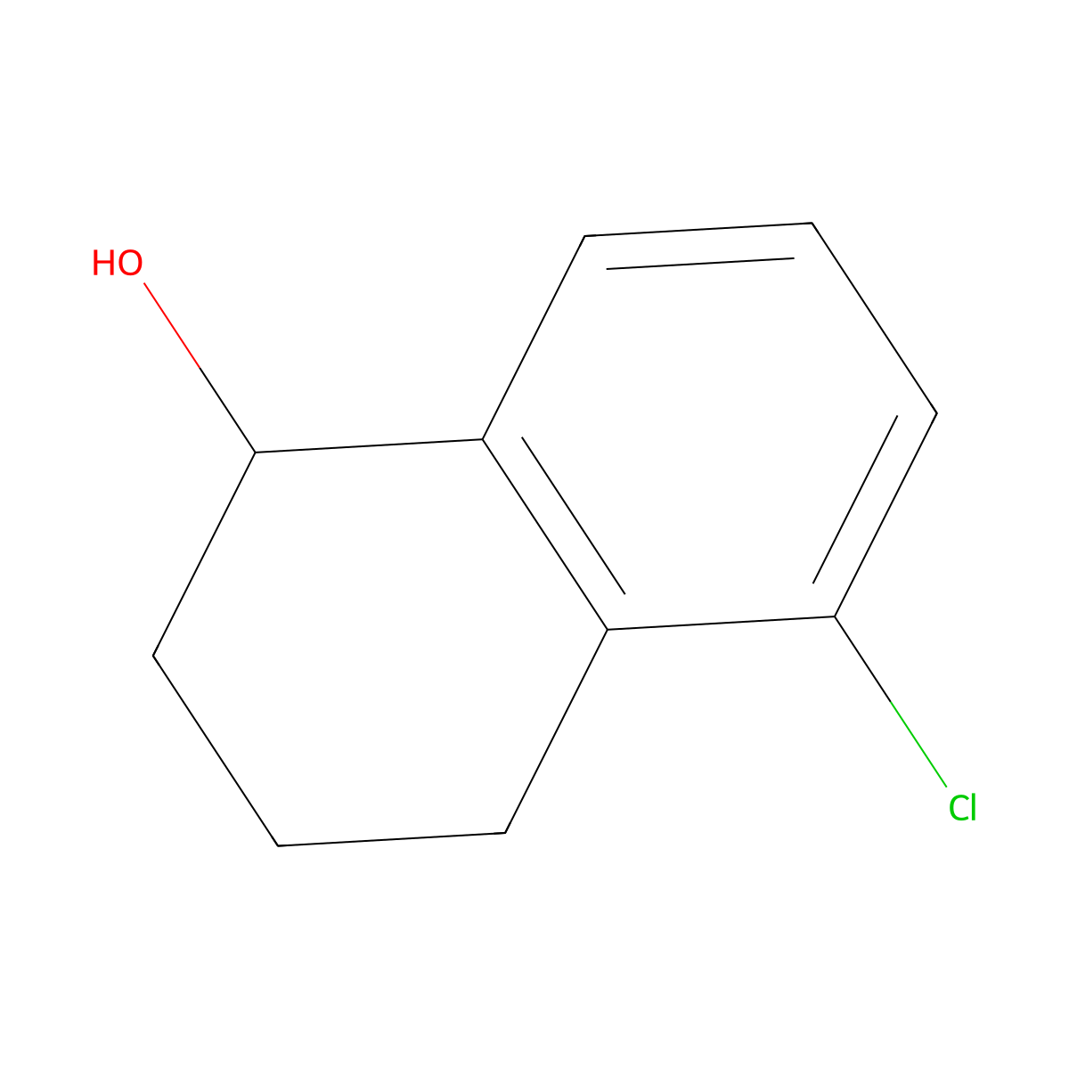 5-Chloro-1,2,3,4-tetrahydronaphthalen-1-ol molecular structure, CAS 113075-74-4