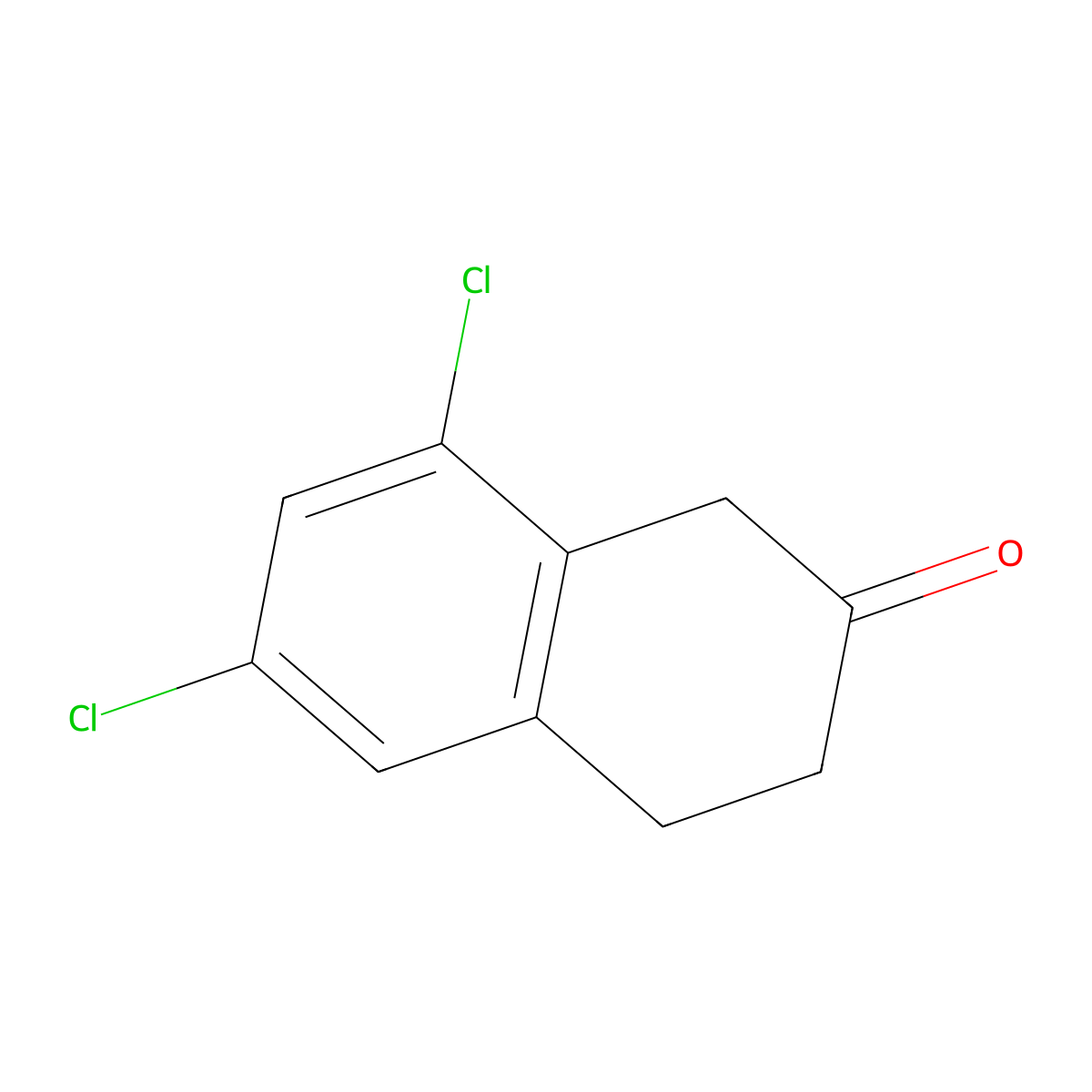 6,8-Dichloro-2-tetralone molecular structure, CAS 113075-86-8