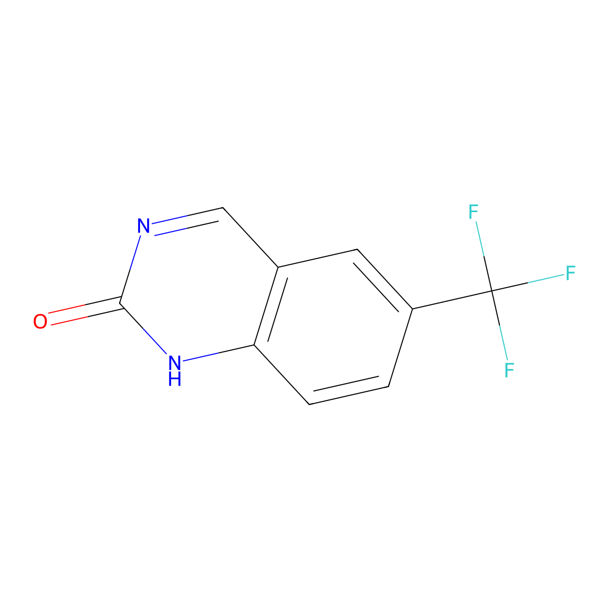 2(1H)-Quinazolinone, 6-(trifluoromethyl)- molecular structure, CAS 113082-33-0