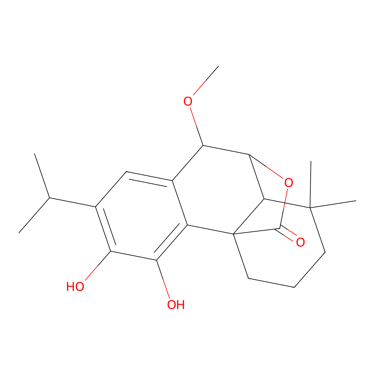 7-Methoxyrosmanol molecular structure, CAS 113085-62-4
