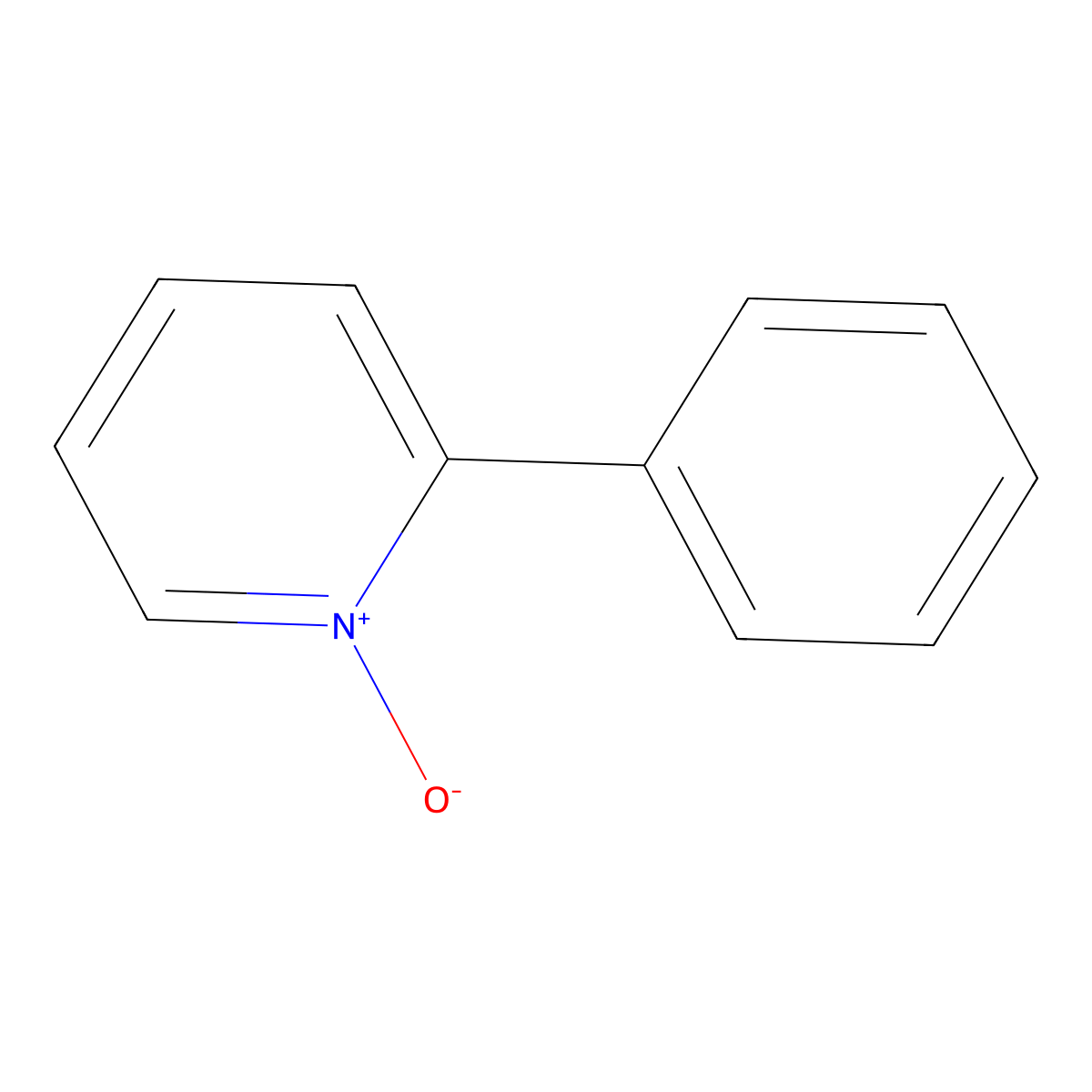2-Phenylpyridine 1-Oxide molecular structure, CAS 1131-33-5