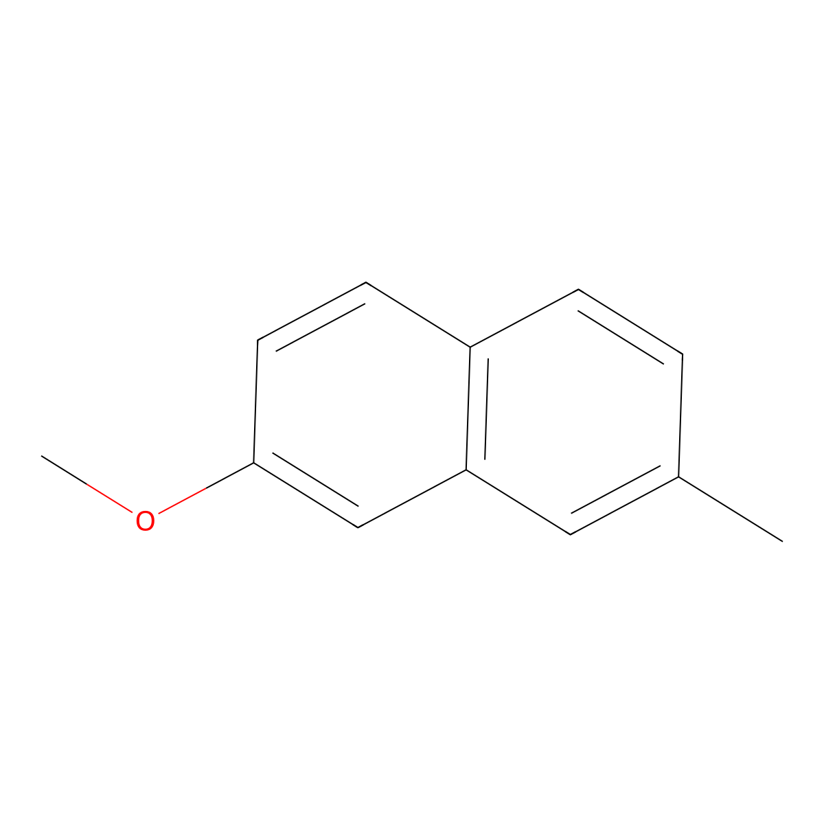 2-Methoxy-7-methylnaphthalene molecular structure, CAS 1131-53-9