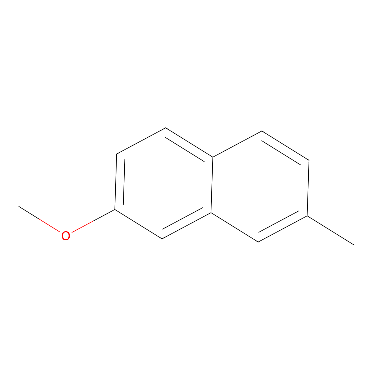 2-Methoxy-7-methylnaphthalene molecular structure, CAS 1131-53-9