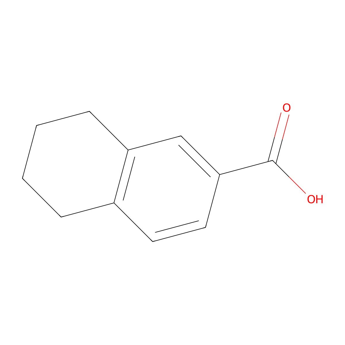 5,6,7,8-Tetrahydro-2-naphthoic acid molecular structure, CAS 1131-63-1