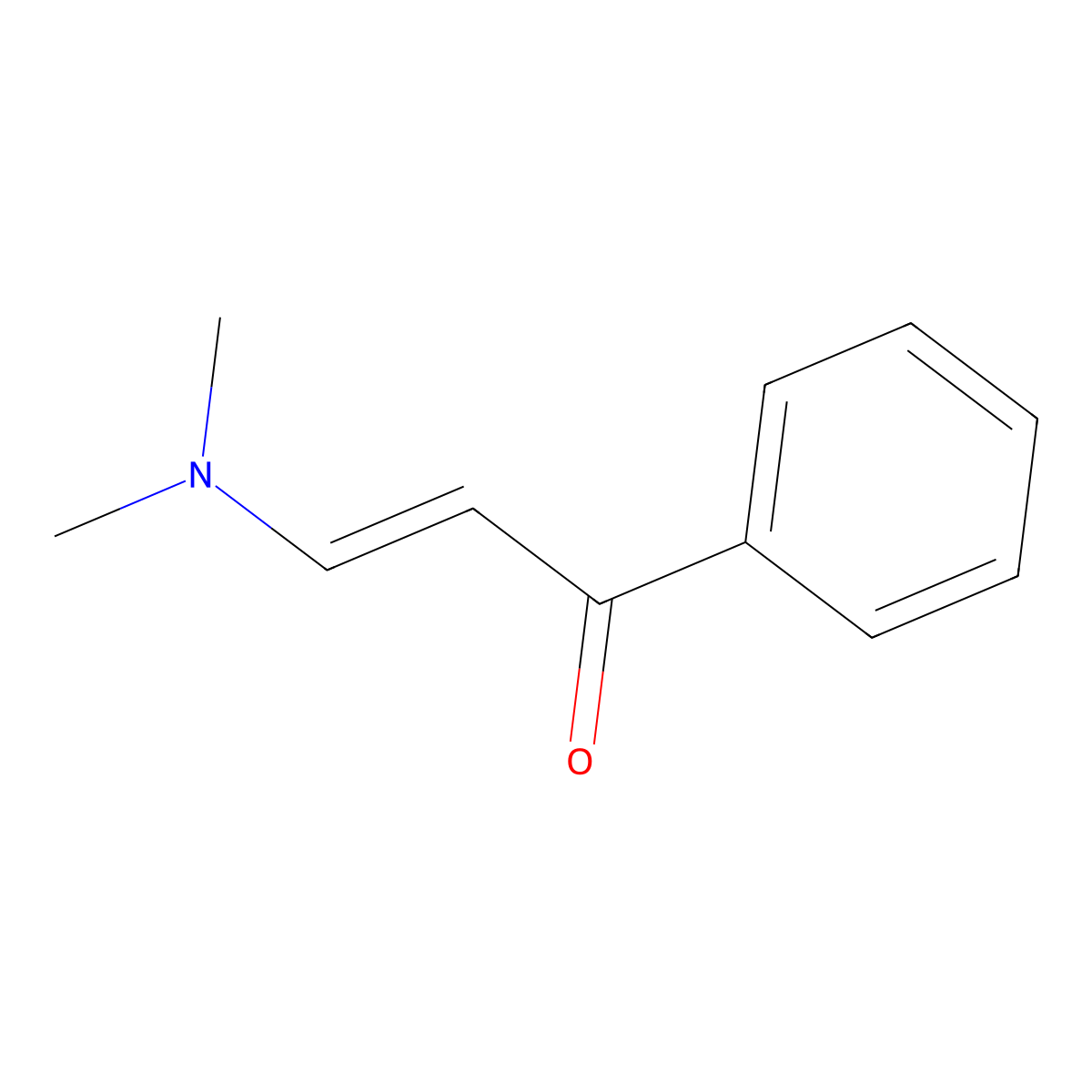 (E)-3-Dimethylamino-1-phenyl-propenone molecular structure, CAS 1131-80-2