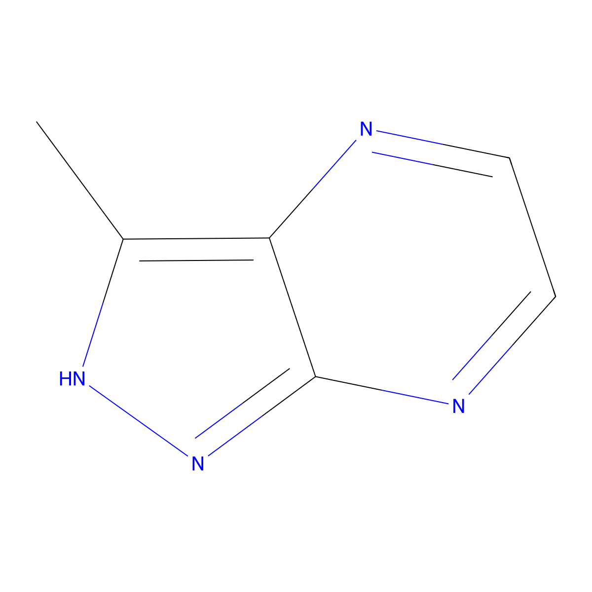 3-Methyl-1H-pyrazolo[4,3-b]pyrazine molecular structure, CAS 1131041-58-1