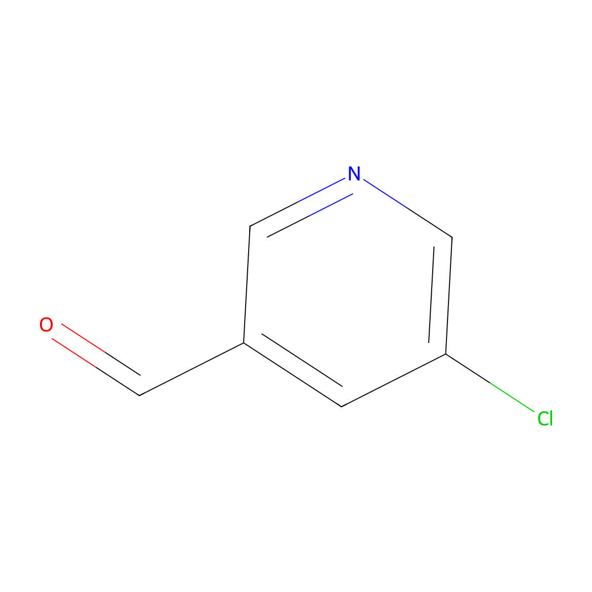 5-Chloro-pyridine-3-carbaldehyde molecular structure, CAS 113118-82-4
